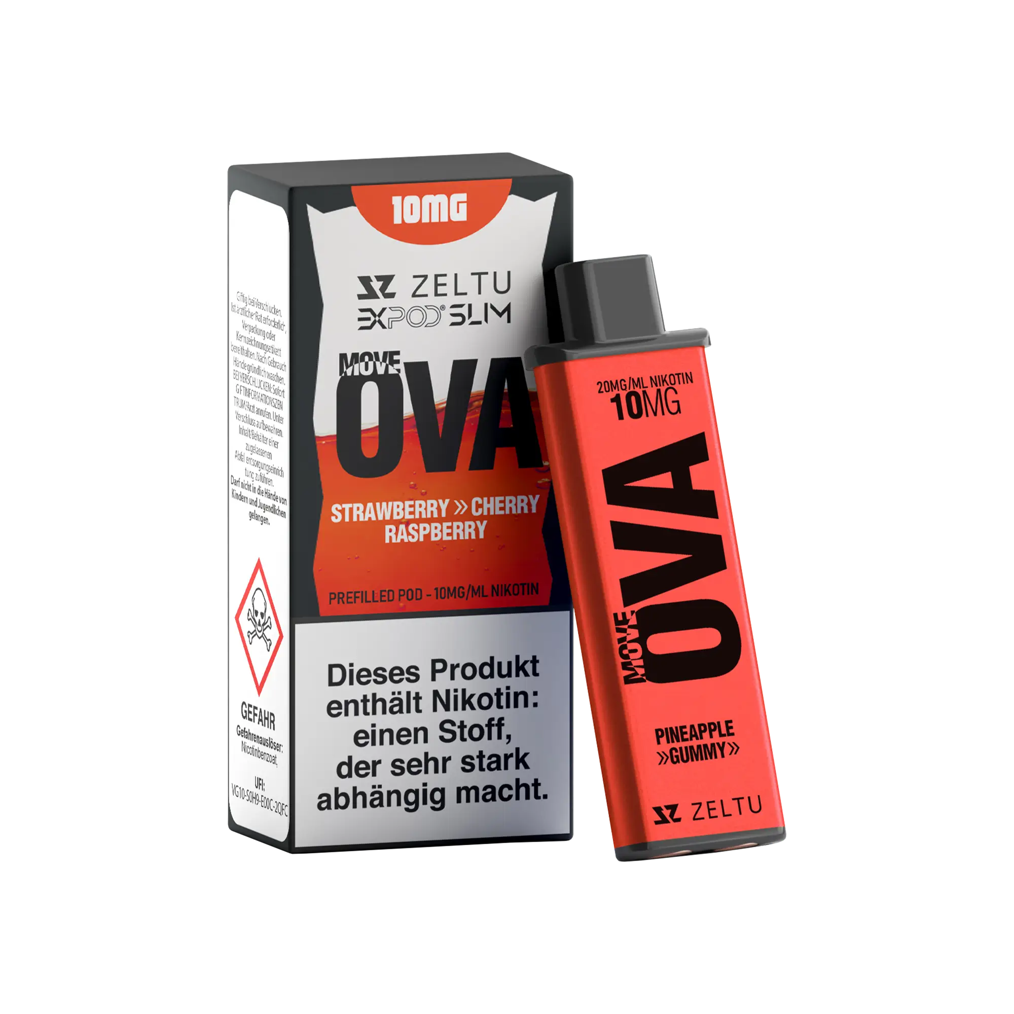 Expod Slim Prefilled Pod 2 ml Strawberry Cherry Raspberry