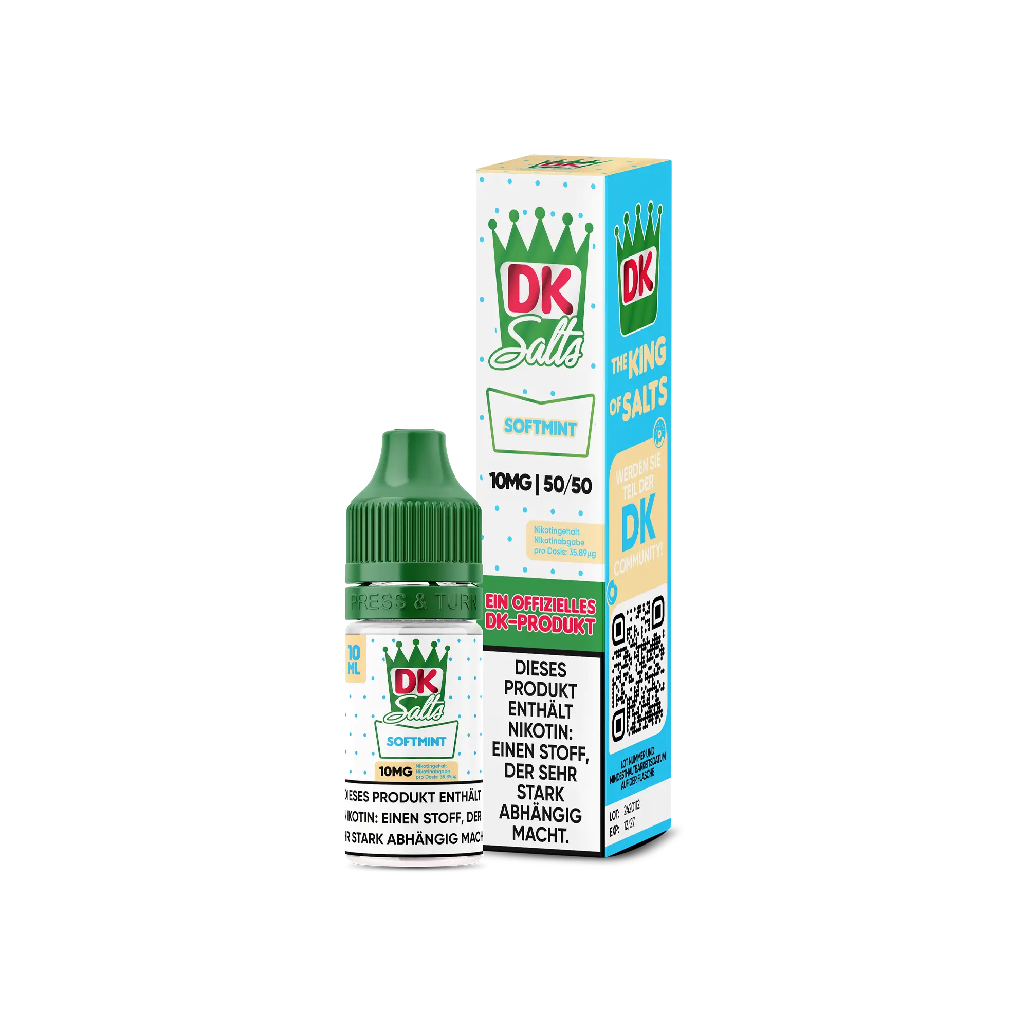 DK Salts Softmint 10 ml Nikotinsalz Liquid