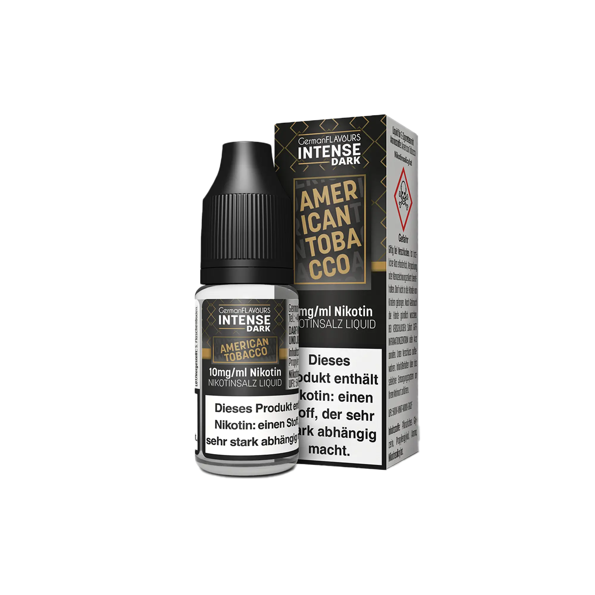 Intense Dark American Tobacco 10 ml Nikotinsalz Liquid