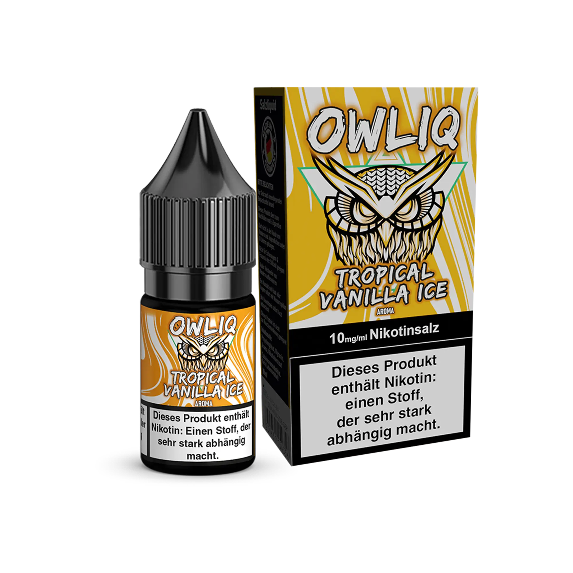 Owliq Tropical Vanilla Ice 10 ml Nikotinsalz Liquid