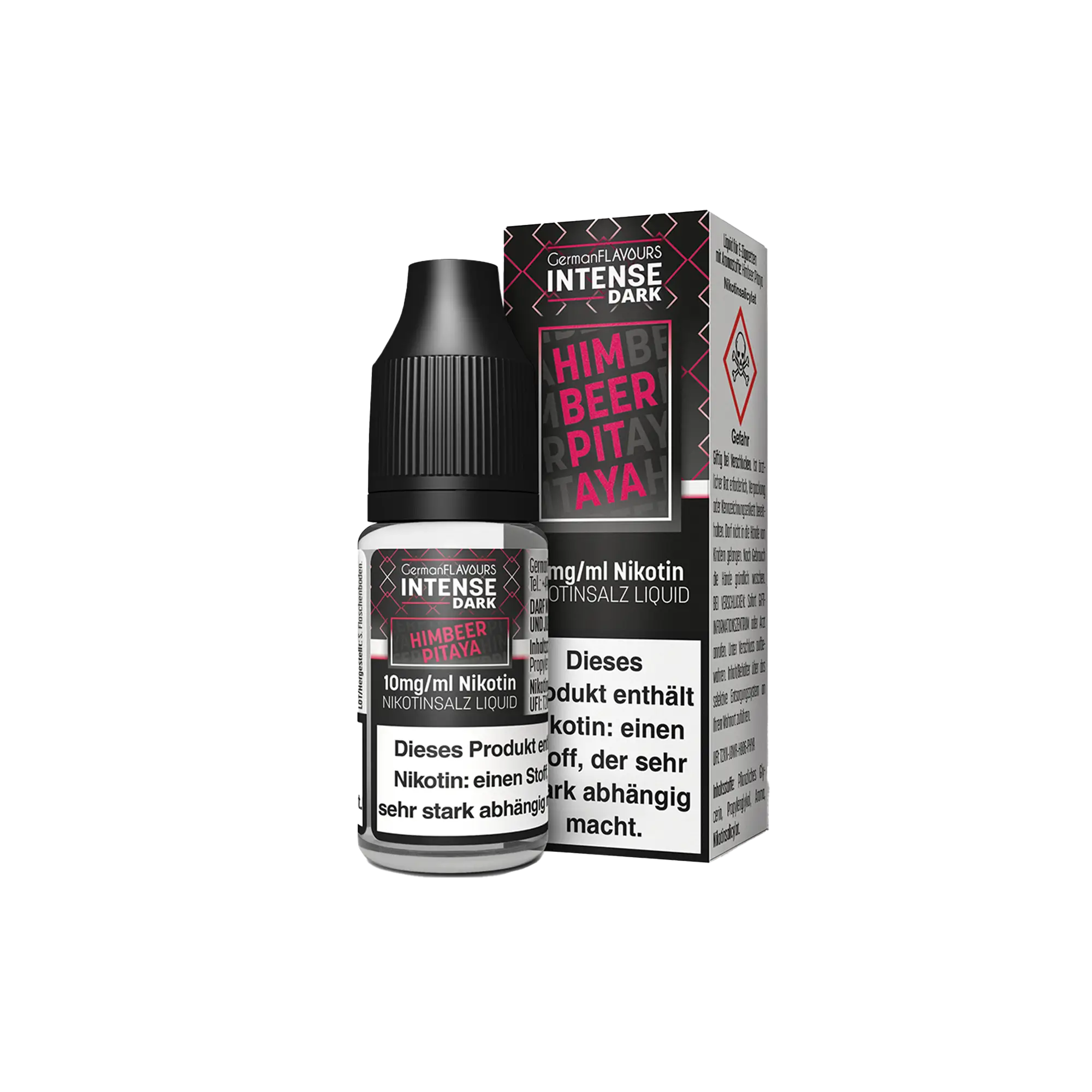 Intense Dark Himbeer Pitaya 10 ml Nikotinsalz Liquid