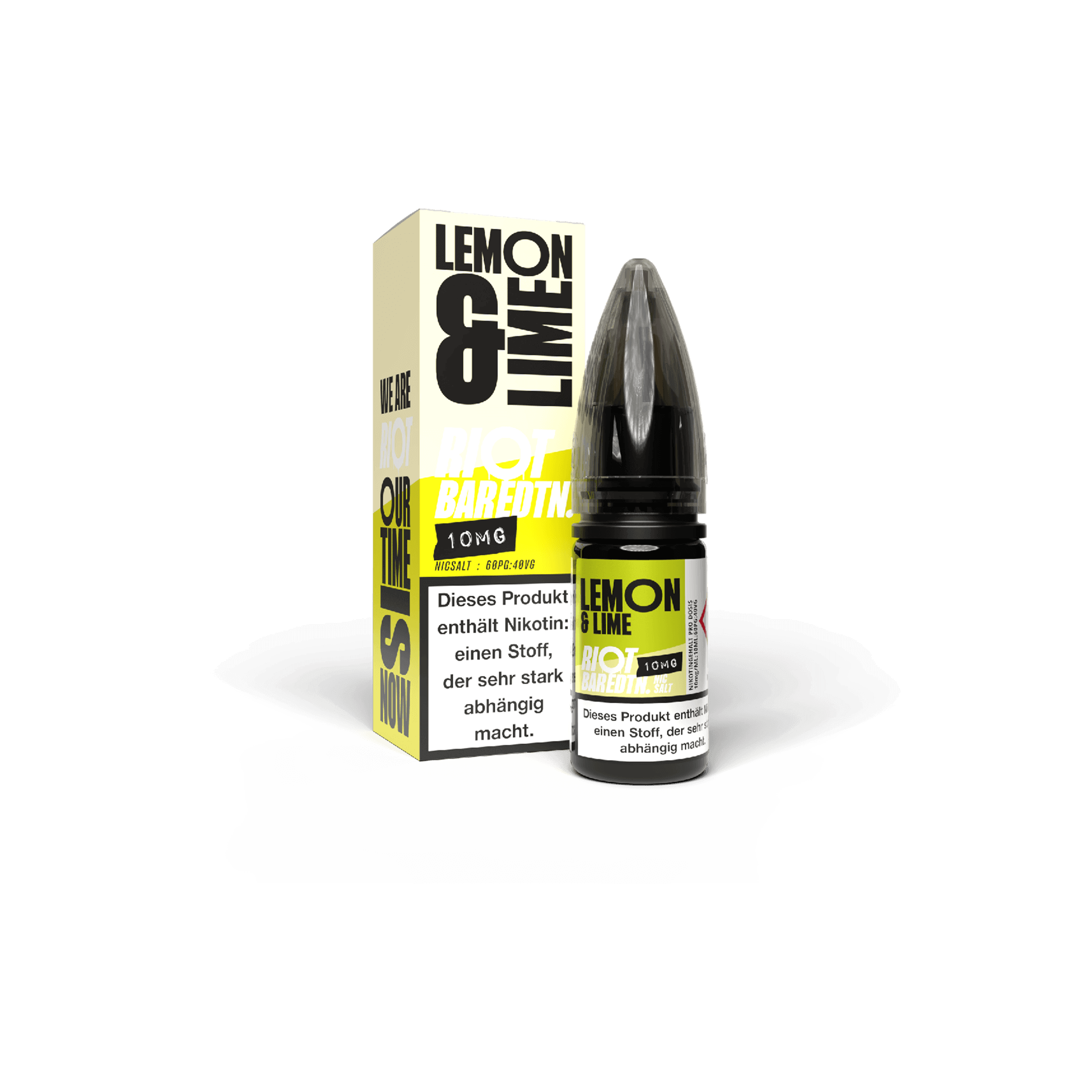 Riot Squad Bar Edtn Lemon & Lime 10 ml NicSalt Liquid