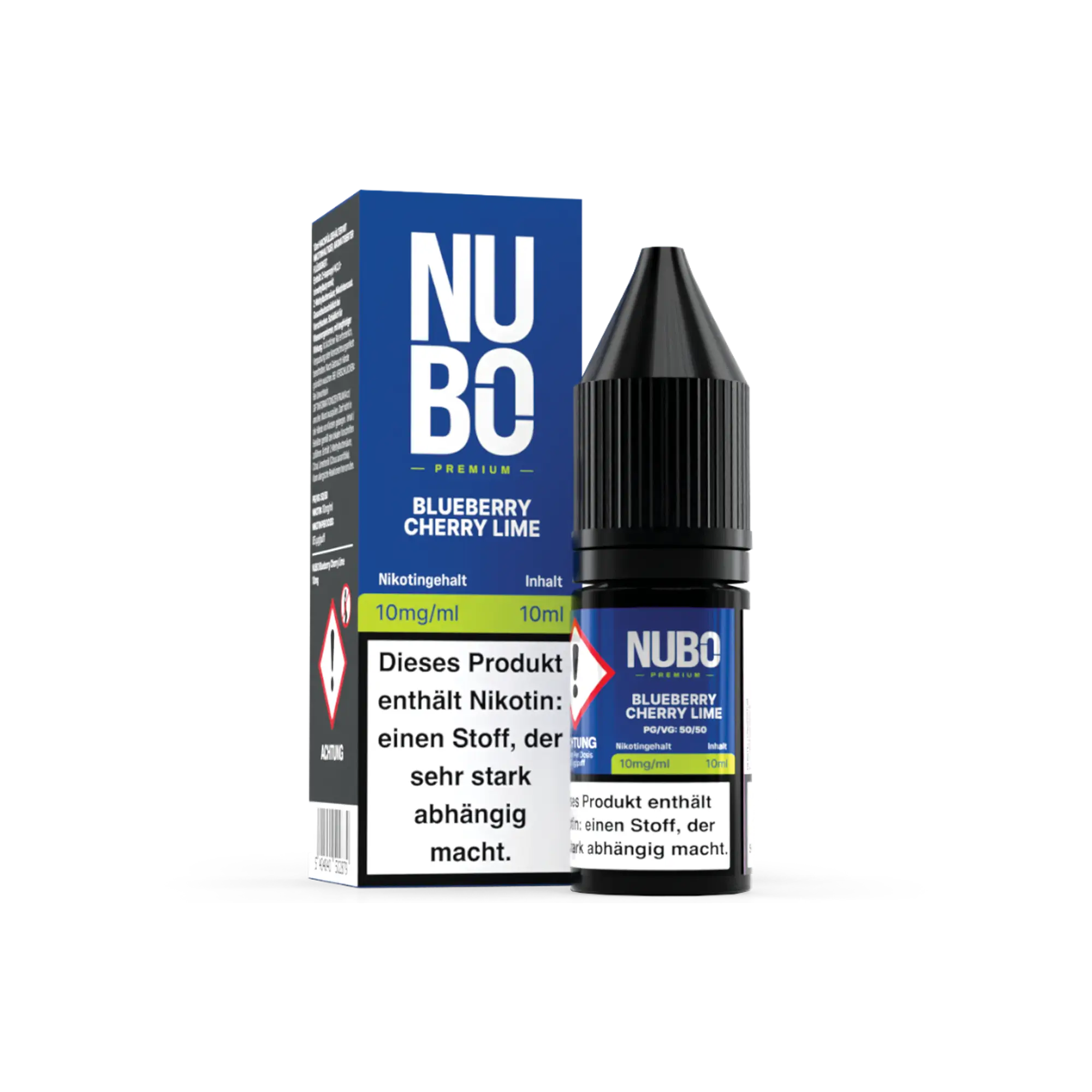 NUBO Blueberry Cherry Lime 10 ml Nikotinsalz Liquid