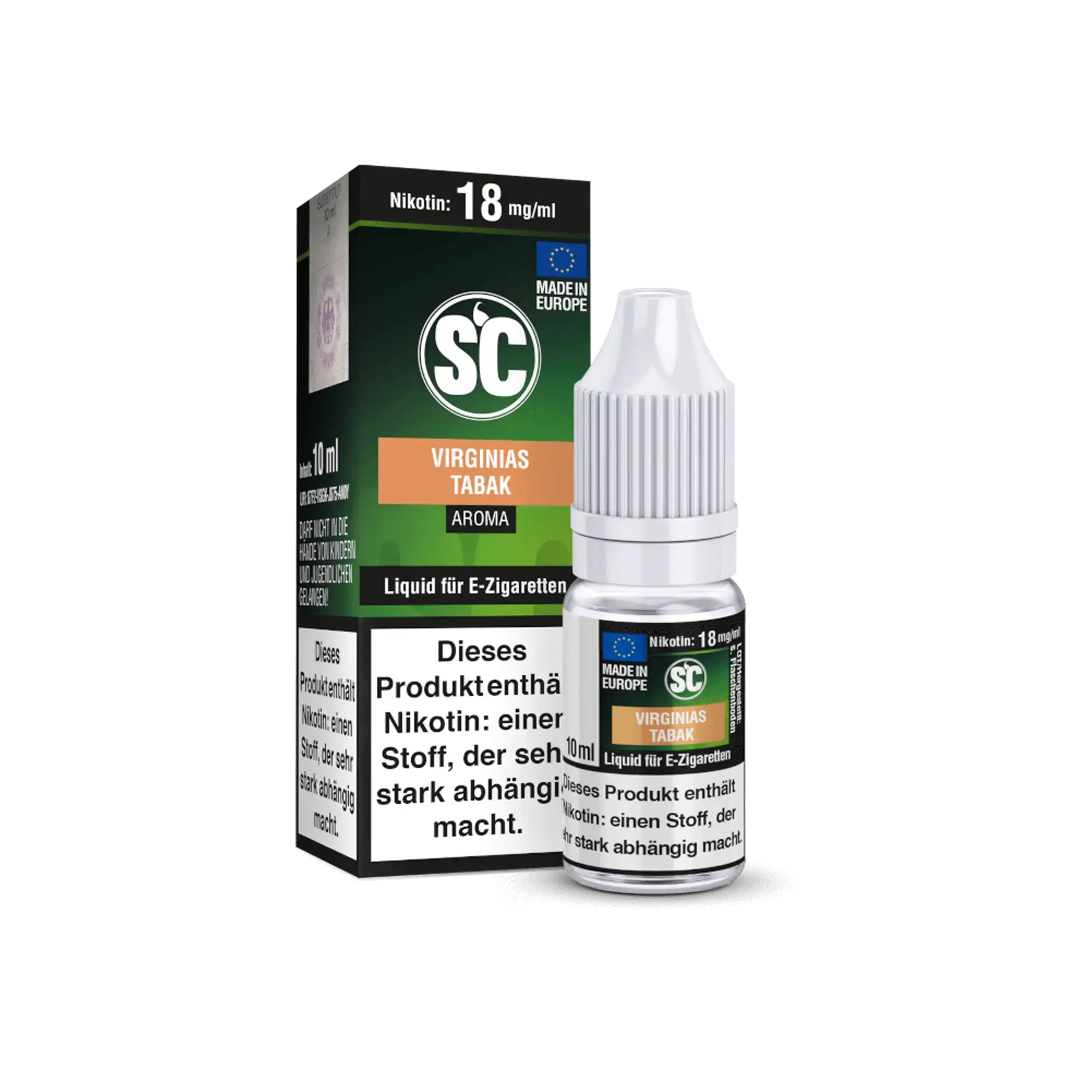 SC Virginias Tabak 10 ml Nikotin Liquid