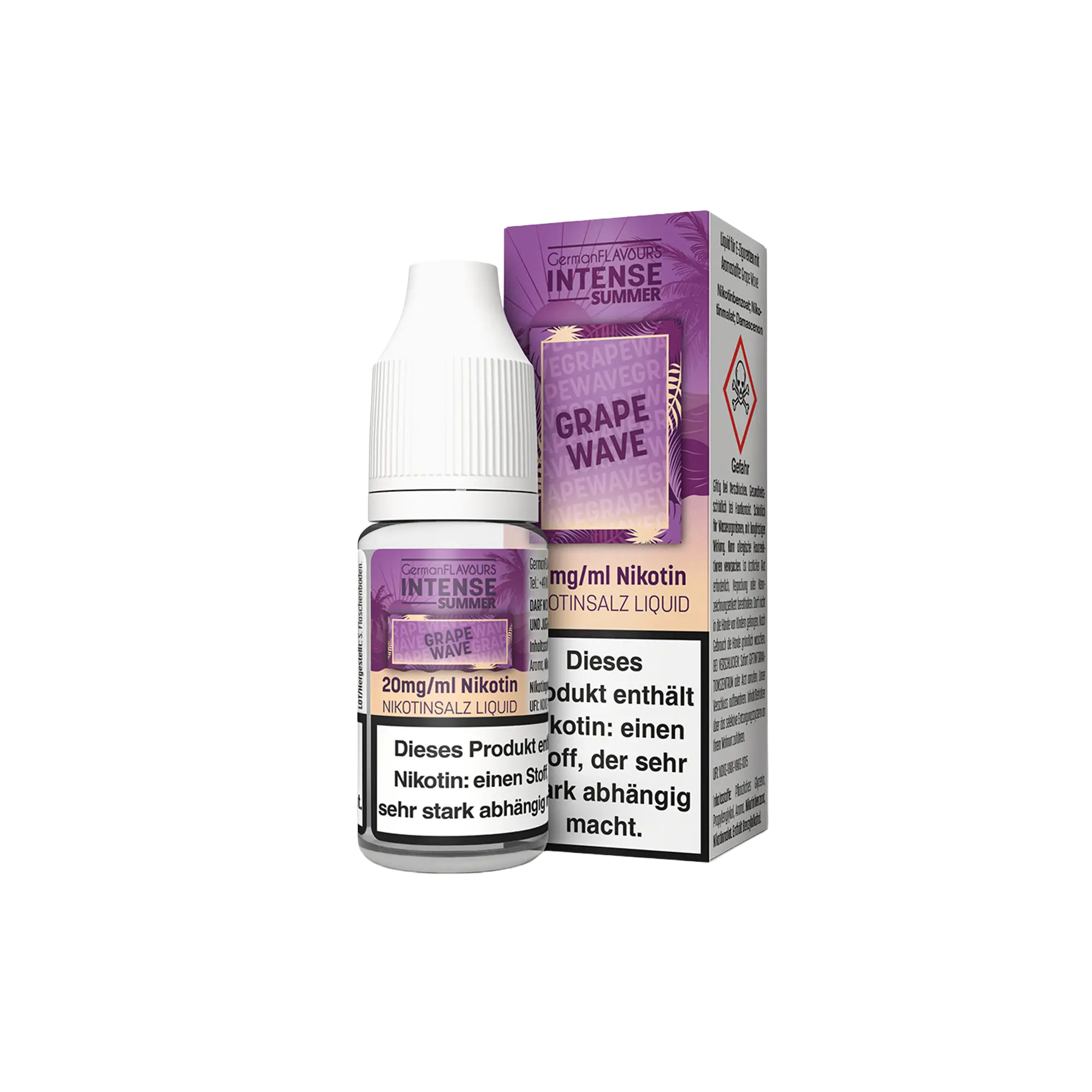 Intense Summer Grape Wave 10 ml Nikotinsalz Liquid