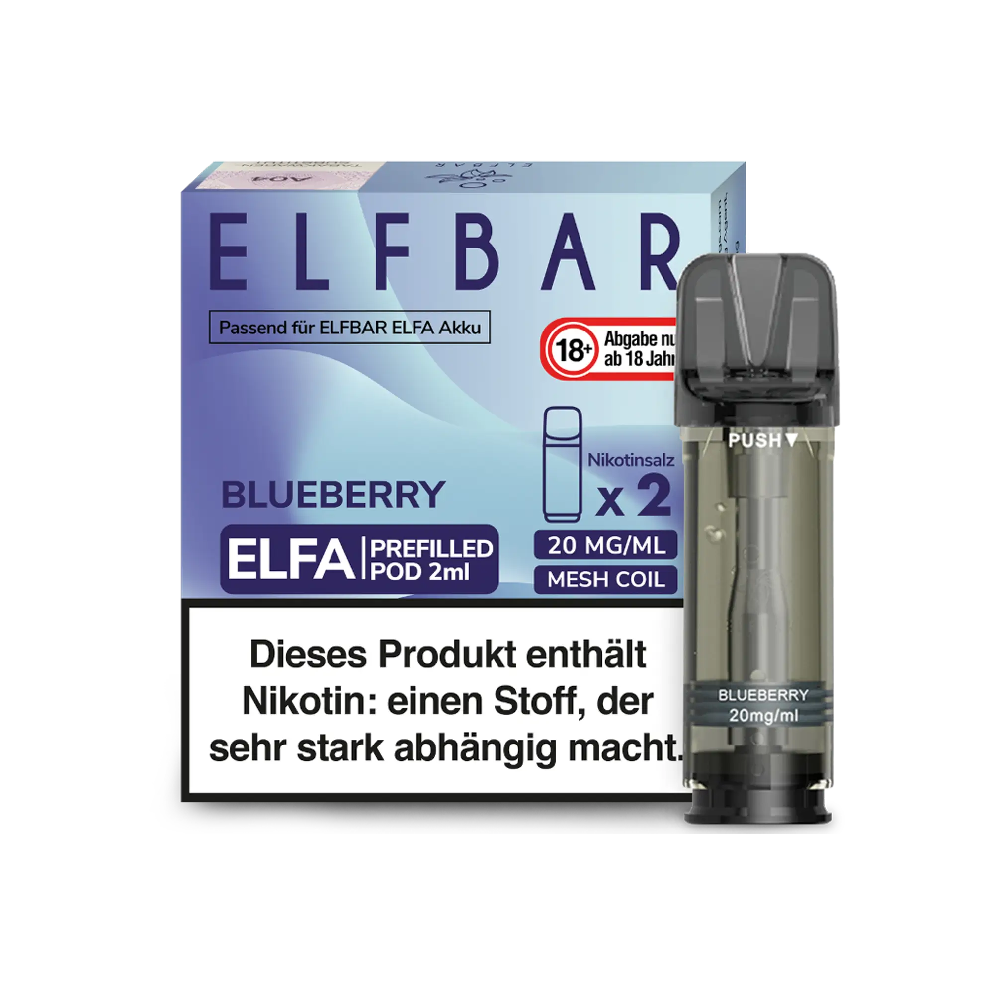 Elfbar Elfa Pods Blueberry 2er Pack 20 mg