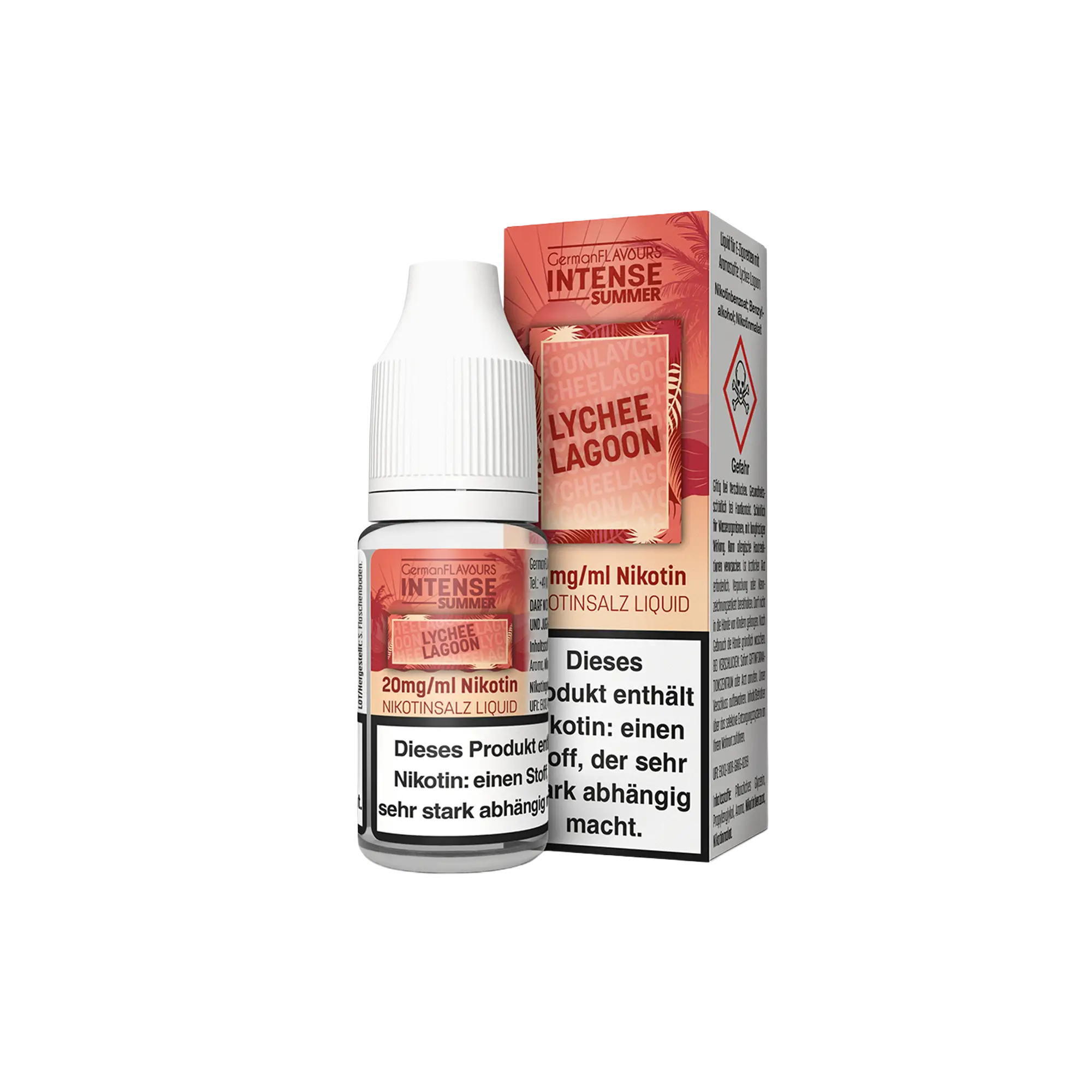 Intense Summer Lychee Lagoon 10 ml Nikotinsalz Liquid