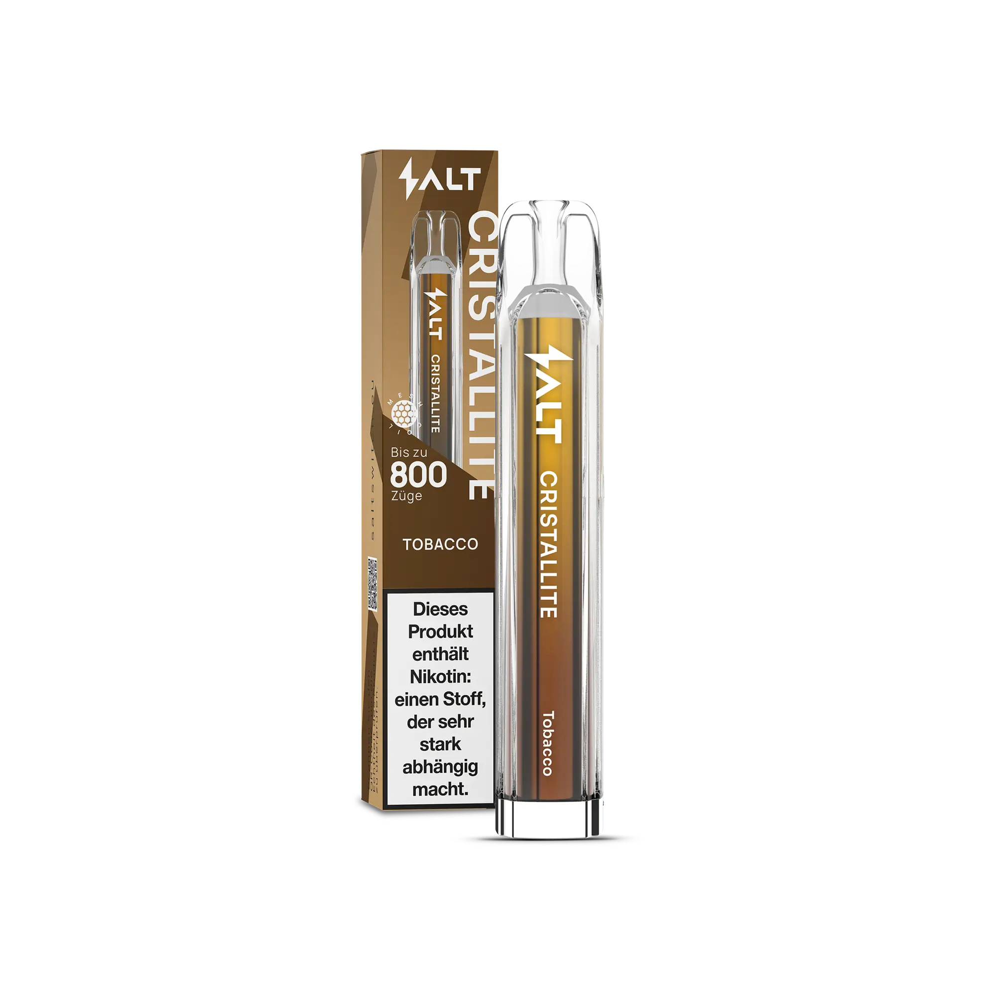 Cristallite Tobacco Einweg E-Zigarette 20 mg